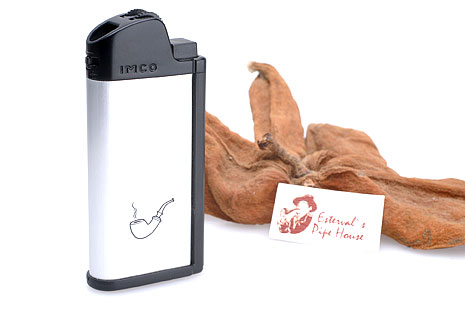 IMCO Chic 4 Pipe Flint Silver Pipe Lighter with Tamper